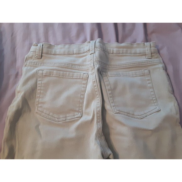 Gloria Vanderbilt Amanda Petite 10P Tan Khaki Straight Leg Slimming Stretch Jean - Picture 11 of 14